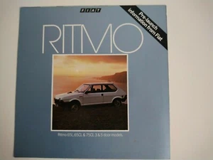 FIAT RITMO 1.3 1301cc 1.5 1498cc 65 75 L CL Pre Launch Brochure January 1979 - Picture 1 of 1
