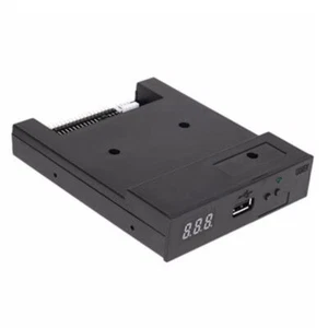 SFR1M44-U100K Black 3.5" Floppy Disk Drive to USB emulator Simulation 1.44MB - Afbeelding 1 van 5