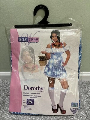 Dorothy Wizard of Oz Blue/White Costume Women Plus Size 14-16 NEW - Image 1 of 3