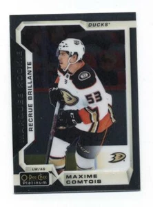 2018-19 O-Pee-Chee Platinum Marquee Rookies Maxime Comtois card (Ducks) - Picture 1 of 1