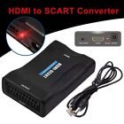 Hdmi To Scart 1080P Video Audio Upscale Converter Adapter Tv Dvd Skybox Ps3 Bg