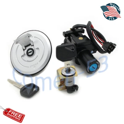 Ignition Switch Key Gas cap Kit for Honda CBR250R TRICOLOR CB250F ABS CBR300R Foto 1 de 4