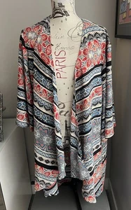 G Collection Kimono Mehrfarbige Designs Damengröße 2X - Bild 1 von 7