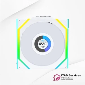 LIAN LI 12SLLCD1W1W 120 mm UNI FAN SL 2.4GHz Wireless 1.6 LCD RGB Fan - Afbeelding 1 van 1
