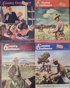 Country Gentleman Magazine Mixed Lot of 4 Issues From Jan 1941 - June 1946 @200 - Imagen 1 de 9