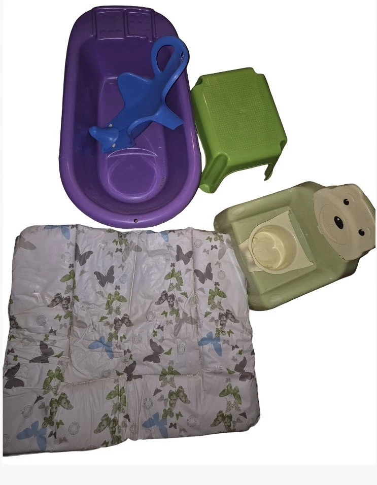 Baby Hygiene Set Babyausstattung Babypflege Badewanne Badesitz - Bild 1 von 1