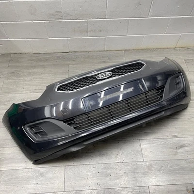 KIA VENGA BUMPER FRONT BLACK PEARL 1K 5DR PANEL 09-15 - Image 1 of 4