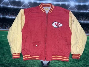 Vintage seltene Kansas City Chiefs Mirage Bomberjacke Herren Gr. Medium gebraucht - Bild 1 von 12