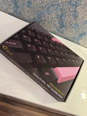 Akko Black & Pink The Dancer Keycaps Extras + Original Box - Image 1 of 4