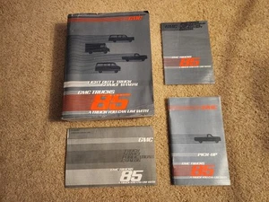 1985 GMC C/K Pickup Suburban Van Shop & Owners Manual Maintenance Schedule Chevy - Bild 1 von 6