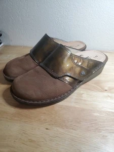 EUC Finn Comfort Damen Aussee Clog Schuhe Mahagoni Größe EUR 37 6,5 US - Bild 1 von 11