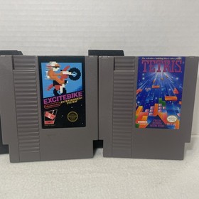 NES Tetris & Tetris 2 Lot (Nintendo Entertainment System) Cartridges Only Tested