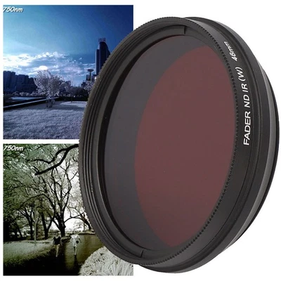 46mm FOTGA Adjustable IR Filter Integrated Practical For Infrared Photograp SG - Image 1 of 4