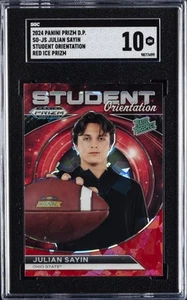 2024 PANINI PRIZM DRAFT PICKS #SO-JS JULIAN SAYIN SGC 10 - Picture 1 of 2