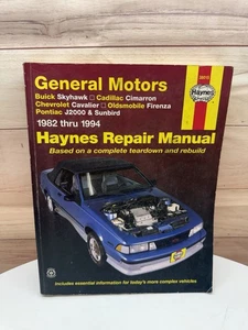For Chevy Cavalier 1982-1994 Haynes Manuals Repair Manual #38015 Skyhawk Firenza - Picture 1 of 6