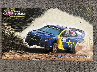 Póster Travis Pastrana 14 x 24" Subaru Rally Foto 1 de 4