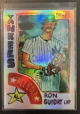 2022 Topps Spotlight 70 Ron Guidry Rainbow Foil /5 #50 Yankees - Image 1 of 2