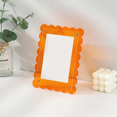 7 Inch Floating Neon Acrylic Picture Frame for Photos in For Any Environment - Image 1 of 4