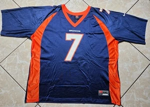 Vintage Nike John Elway #7 Denver Broncos Blue Football Jersey Mens Size 2XL - Picture 1 of 10