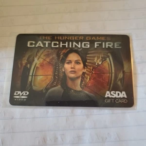 Hunger Games Catching Fire Jennifer Lawrence Gift Card Asda 2013 - Picture 1 of 2