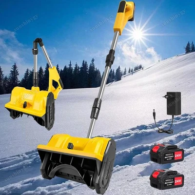 40000RPM Akku Schneefräse Schneeschaufel Schneeschieber 21V mit 2x Akku DE - Bild 1 von 4