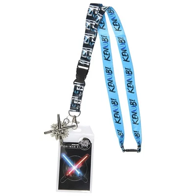 Star Wars Obi-Wan Kenobi ID Lanyard Badge Holder With Metal Light Saber Charm - Image 1 of 4