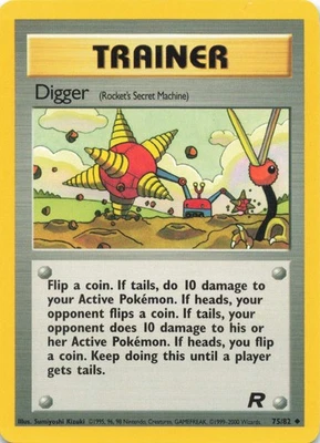 Digger 75/82 Team Rocket Uncommon - Image 1 of 2
