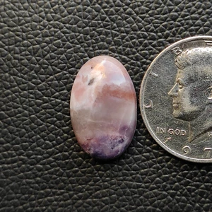 Natural purple & white tiffany jasper cabochon loose morado opal gemstone R12975 - Picture 1 of 5