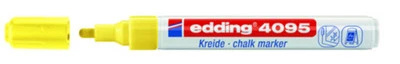 Edding 4095 window marker gelb 2-3 mm Kreidemarker chalk f. Fenster NEU - Bild 1 von 2