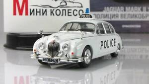 Jaguar MK II Police of UK 1959. Diecast Metal 1:43 UKRAINIAN POST WORKS NORMALLY