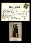 Mayfairstamps US 1912 Fond Du Lac to Oakfield Couple Hugging Postcardaaj_73389