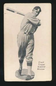 1932 Zeenut (PCL) -BUD HAFEY (Mission Reds) -HOFer Chick Hafey's Cousin - Picture 1 of 2