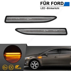 Intermitentes laterales LED para Ford Mondeo MK4 tipo BA7 | año 2007-2015 | vidrio transparente - Imagen 1 de 12