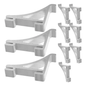 10 Pcs Freezer Hook Shelving Fridge Organizer Bins Refrigerators Rack Shelf - Picture 1 of 12