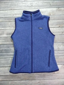 Patagonia Women's Small Sweater Vest Purple Full Zip - Picture 1 of 5