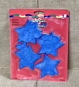 Set tagliabiscotti Disney vintage Topolino Minnie Pippo Paperino nuovo NOS - Foto 1 di 2