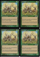 MTG: JACKALOPE HERD Exodus COMMON; played, Excellent condition x4