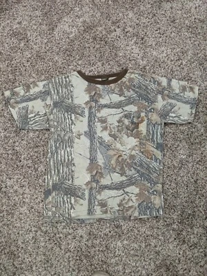 Vintage Spartan Camouflage Shirt Original Realtree Pattern L XL USA - Image 1 of 4