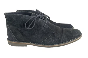 Herren Blau Schloss Wildleder Wüste Knöchel Schnürung Chukka Stiefel Größe 11/45 - Bild 1 von 10