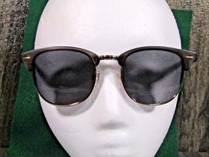 SR Polarized Womens Cat Eye Sunglasses Half Rim Gold 46607LTL021-PFTG - Picture 1 of 9