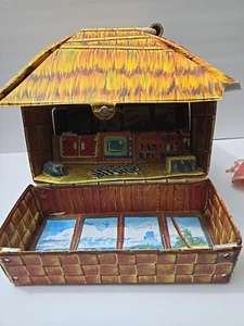 Vintage 1960’s Troll Stik Shack Tiki Hut Vinyl Carry Case with new tag! - Picture 1 of 9