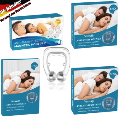 OLOTOS SCHNARCH STOPPER SCHNARCHSCHIENE NASENKLAMMER ANTISCHNARCH Schnarchstopper Set Anti Schnarch Gegen Schnarchen Magnetischer Nasenspreizer