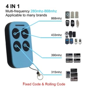 Remote Control 433.92mhz Rolling Code Gate Barrier Handheld Transmitter Opener - Picture 1 of 10