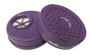 Dentec Comfort Air Elastomeric Respirator P100 Replacement Cartridge 1 Pair NEW - Picture 1 of 1