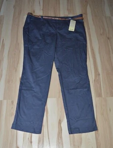 *NEU* Moderne Stretchhose mit Gürtel von BOYSEN'S in GRAU Langgröße chic, Gr.50 - Bild 1 von 5