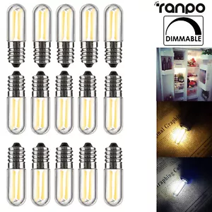 Dimmable Led Fridge Light Bulbs 2W 4W E14 Bulb Ac 110V 220V E12 3200K Cold Warm - Picture 1 of 11
