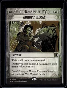 Abrupt Decay - 34 - OTP - NM - MTG Magic the Gathering - Picture 1 of 1