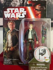 Star Wars Das Erwachen der Macht Hans Solo 3 3/4" Actionfigur mit Kylo, Rey, Finn NEU - Bild 1 von 9