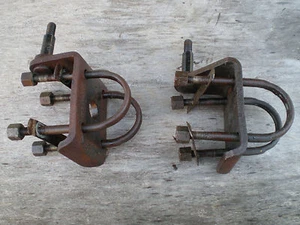FIAT 1100 D H SUPPORTI BALESTRA POSTERIORE SUPPORTS CROSSBOW AMMORTIZZATORI 1200 - Imagen 1 de 1