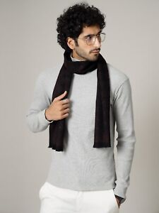 Cashmere Wool Winter Warm & Soft Hand Made Neck Wrap Scarf Exclusive Men Muffler